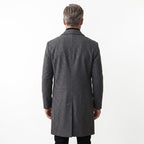 Orvalés | Trench-Coat Homme Long Uni Voyage Trajet Classique