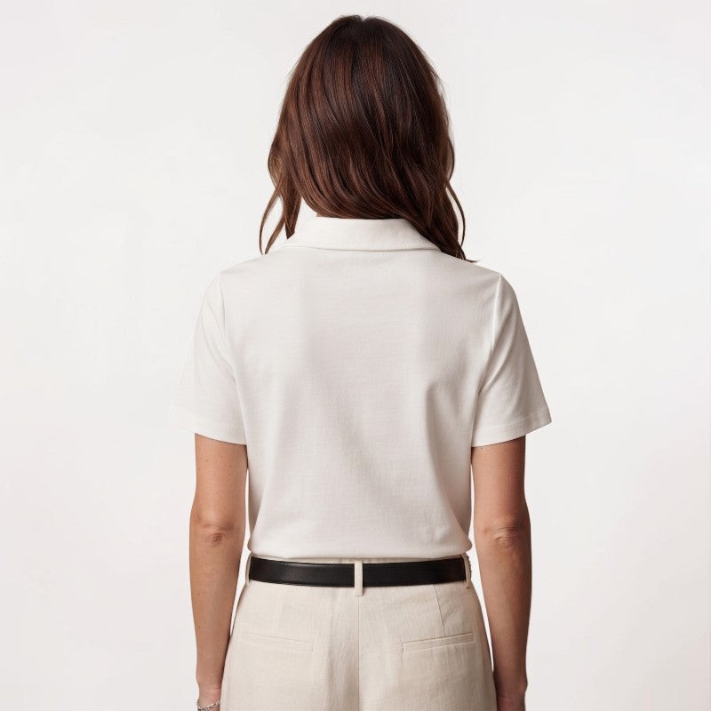 Orvalés | T-Shirt Femme Manches Courtes Coupe Ample Style Classique Confort