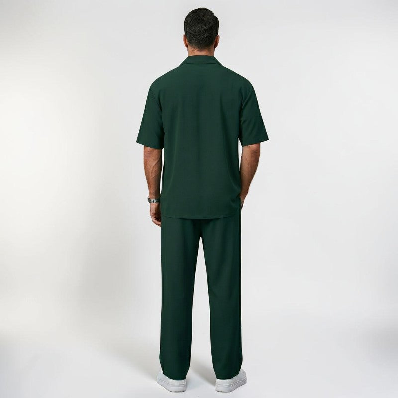 Orvalés | Ensemble Été Homme Deux Pièces Coupe Ample Pantalon Droit