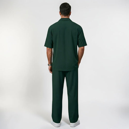 Orvalés | Ensemble Été Homme Deux Pièces Coupe Ample Pantalon Droit