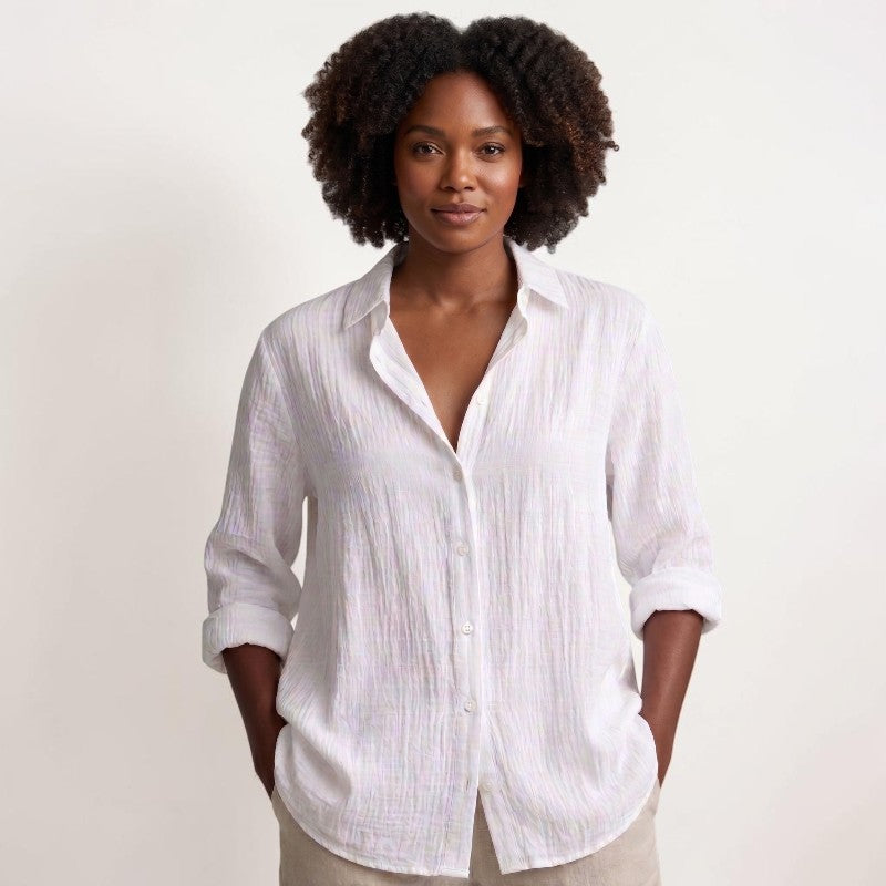 Orvalés | Chemise Femme Bureau Chic Manches Longues Coupe Ample