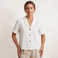 Orvalés | Chemise Femme Manches Courtes Coupe Fluide Style Casual