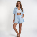 Orvalés | Ensemble Deux Pièces Femme Chemise Boutonnée et Short