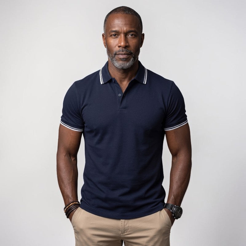 Orvalés | Polo Homme Léger – Manches Courtes Style Business Casual