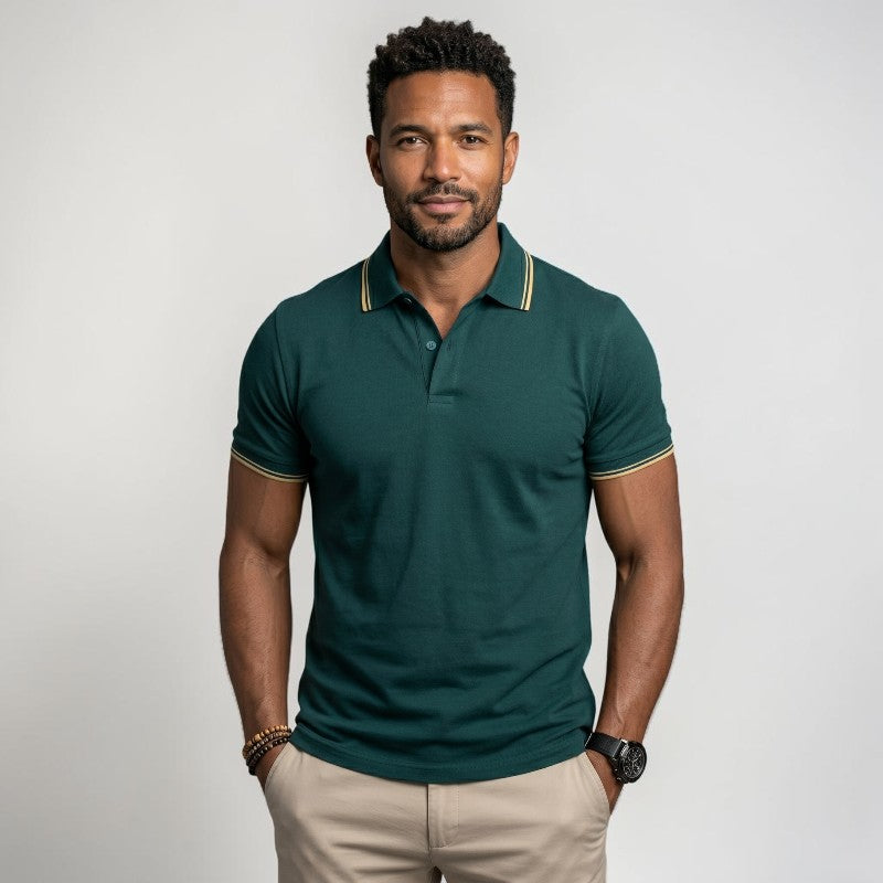 Orvalés | Polo Homme Léger – Manches Courtes Style Business Casual