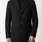 Orvalés | Trench-Coat Homme Long Uni Voyage Trajet Classique