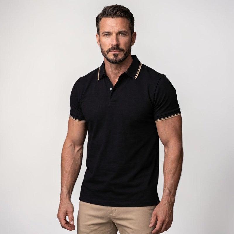 Orvalés | Polo Homme Léger – Manches Courtes Style Business Casual