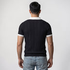 Orvalés | Polo Homme Jacquard Maille Style Classique Été Business Casual