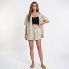 Orvalés | Ensemble en Lin Premium Femme Style Resort Intemporel