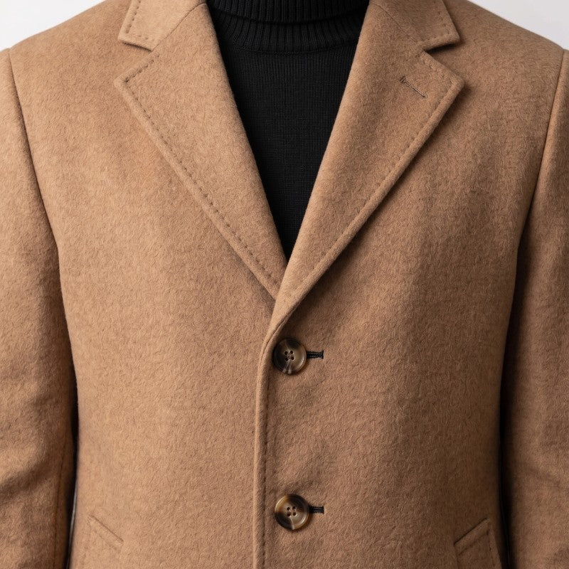 Orvalés | Trench-Coat Homme Long Uni Voyage Trajet Classique