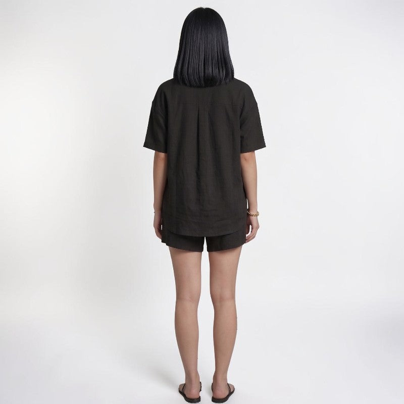 Orvalés | Ensemble Deux Pièces Femme Chemise Boutonnée et Short