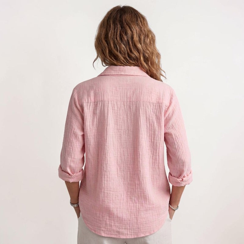 Orvalés | Chemise Femme Bureau Chic Manches Longues Coupe Ample
