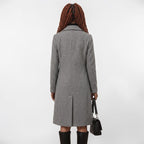 Orvalés | Imperméable croisé couleur unie, coupe classique, femme