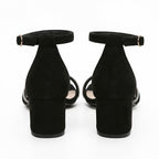 Orvalés| Sandales Femme Cuir Talon Haut Élégantes Été