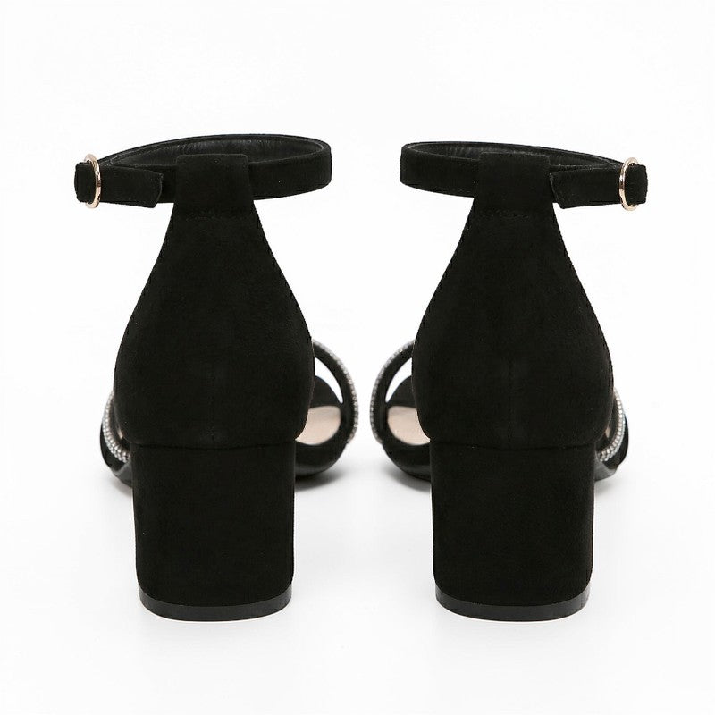 Orvalés| Sandales Femme Cuir Talon Haut Élégantes Été