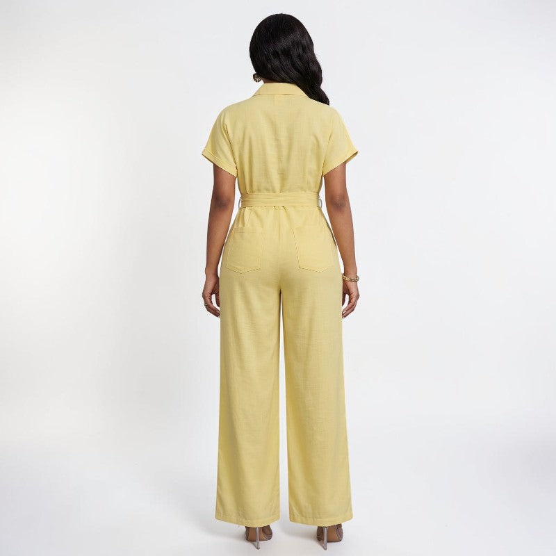 Orvalés | Ensemble Premium Femme Chemise et Pantalon Large Intemporel