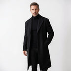 Orvalés | Trench-Coat Homme Long Uni Voyage Trajet Classique