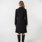 Orvalés | Imperméable croisé couleur unie, coupe classique, femme