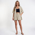 Orvalés | Ensemble en Lin Premium Femme Style Resort Intemporel