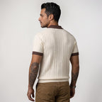 Orvalés | Polo Homme Jacquard Maille Style Classique Été Business Casual
