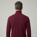 Orvalés  |  Pull Homme Col Roulé Classique Laine Élégant Slim