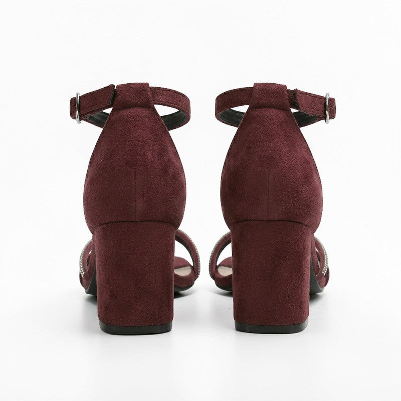Orvalés| Sandales Femme Cuir Talon Haut Élégantes Été