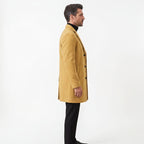 Orvalés | Pardessus Homme Long Laine Simple Boutonnage Hiver