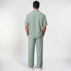 Orvalés | Ensemble Été Homme Deux Pièces Coupe Ample Pantalon Droit