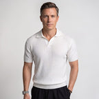 Orvalés | Polo Maille Homme Manches Courtes Style Classique Décontracté