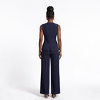 Orvalés | Ensemble Femme Chic Bureau Gilet et Pantalon Droit