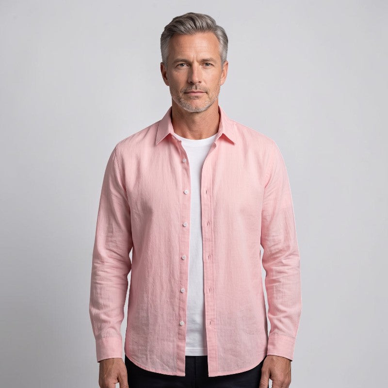 Orvalés | Polo Homme Manches Longues Coton Premium Coupe Classique