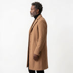 Orvalés | Trench-Coat Homme Long Uni Voyage Trajet Classique