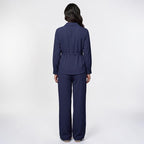 Orvalés | Ensemble Élégant Femme Coupe Classique Pantalon Large Luxe