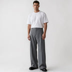 Orvalés |  Pantalon Homme Confortable Plissé Coupe Ample Quotidien