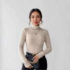 Orvalés  |  Pull Femme Laine Mélangée Intemporel Doux Chaud