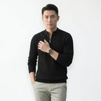 Orvalés  |  Pull Homme Maille Zip Casual Classique