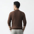 Orvalés  |  Pull Homme Maille Zip Casual Classique