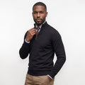 Orvalés  |  Pull homme manches longues Casual Quart de zip Coton