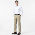 Orvalés |  Pantalon Chino Homme Kaki pour Bureau Coton Confort