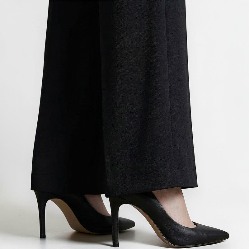 Orvalés |  Pantalon Femme Tailleur Coupe Large Classique