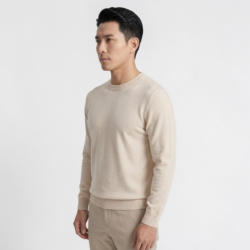 Orvalés | Pull Homme Col Rond Maille Confort Coupe Classique