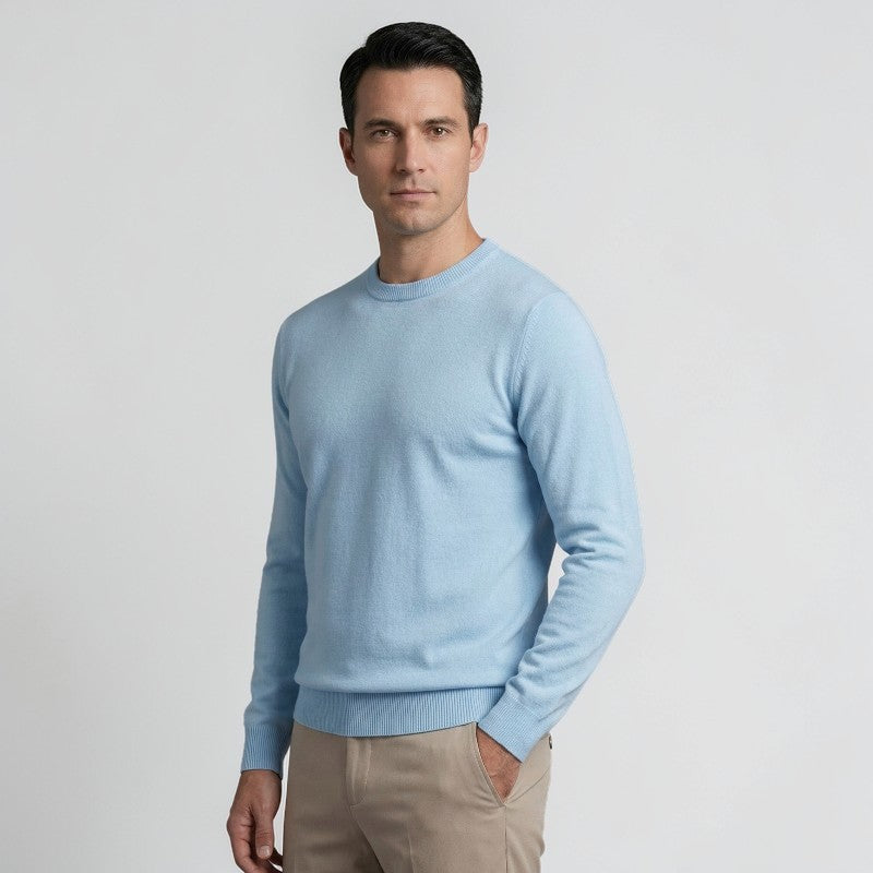 Orvalés | Pull Homme Col Rond Maille Confort Coupe Classique