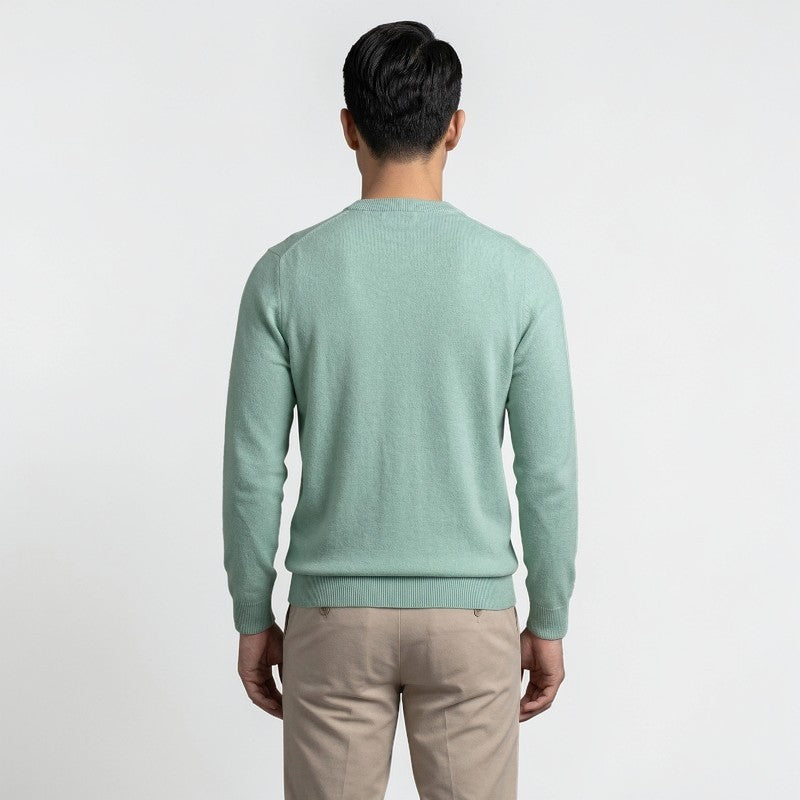 Orvalés | Pull Homme Col Rond Maille Confort Coupe Classique