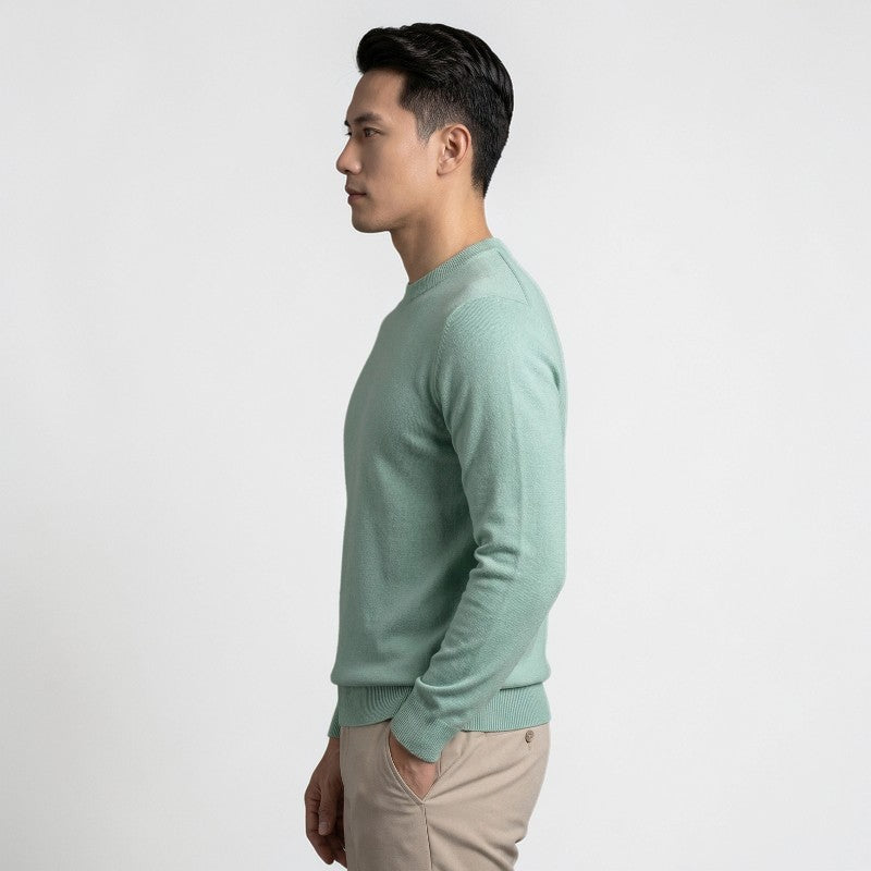 Orvalés | Pull Homme Col Rond Maille Confort Coupe Classique