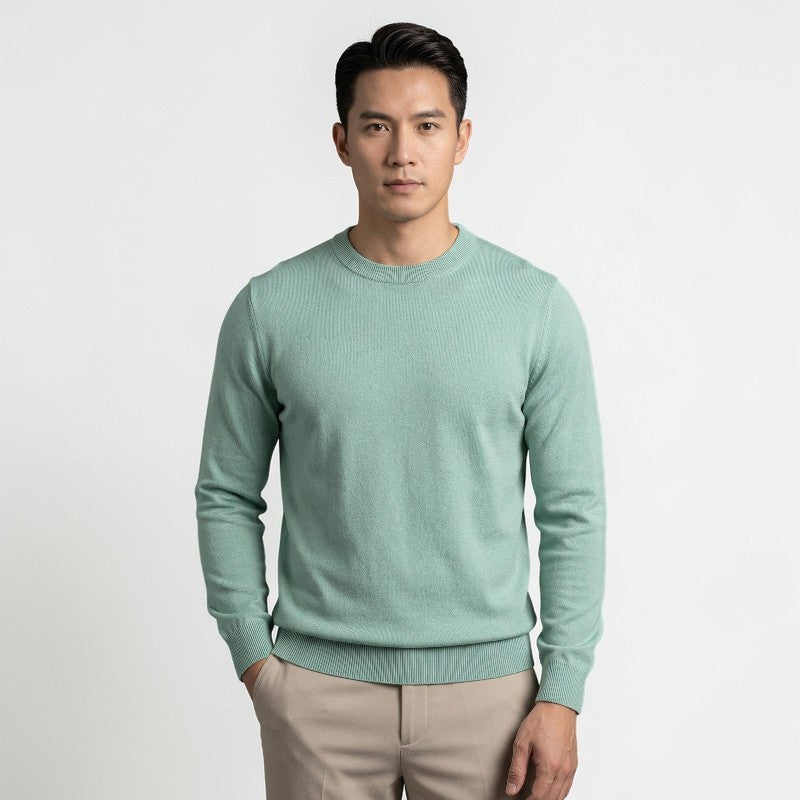 Orvalés | Pull Homme Col Rond Maille Confort Coupe Classique