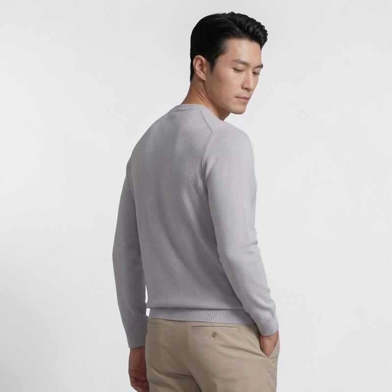 Orvalés | Pull Homme Col Rond Maille Confort Coupe Classique