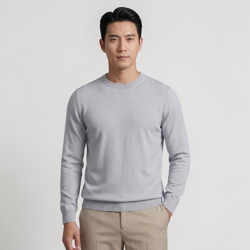 Orvalés | Pull Homme Col Rond Maille Confort Coupe Classique