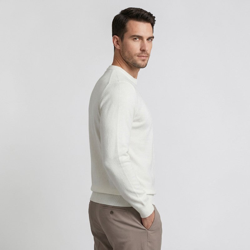Orvalés | Pull Homme Col Rond Maille Confort Coupe Classique