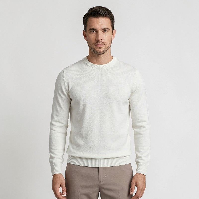Orvalés | Pull Homme Col Rond Maille Confort Coupe Classique