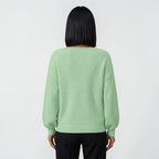 Orvalés | Pull Femme Léger Maille Fine Col V Coupe Ample